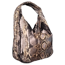 Load image into Gallery viewer, Side Black Multicolor Hobo Bag