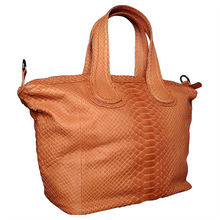 Load image into Gallery viewer, Camel Brown Leather Nightingale Tote Bag
