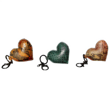 Load image into Gallery viewer, Heart leather charms
