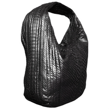 Load image into Gallery viewer, Side Hobo Black Shoulder Bag
