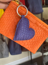Cargar imagen en el visor de la galería, orange zip pouch bag