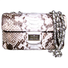 Load image into Gallery viewer, White Leather Shoulder Flap Bag
