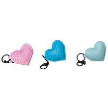 Load image into Gallery viewer, Heart leather charms 
