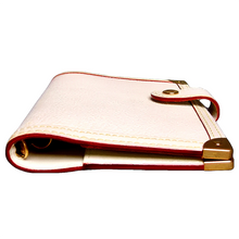 Load image into Gallery viewer, Louis Vuitton White Suhali Agenda Notebook PM
