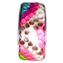 Cargar imagen en el visor de la galería, Multicolor Leather Bangle Bracelet