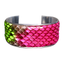 Cargar imagen en el visor de la galería, Multicolor Leather Bangle Bracelet