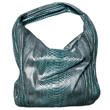 Load image into Gallery viewer, Teal hobo bag
