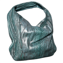 Load image into Gallery viewer, Teal hobo bag