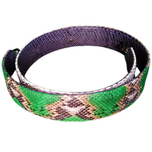 Cargar imagen en el visor de la galería, Grey reversible leather large strap
