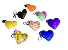 Load image into Gallery viewer, heart leather key holder for purse
