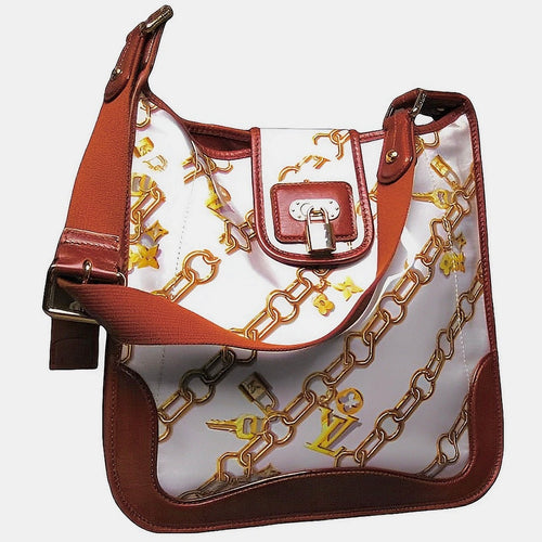 Louis Vuitton White Monogram Charms Musette Shoulder Bag