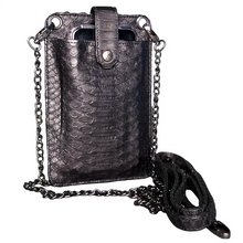 Load image into Gallery viewer, Black Cell Phone Crossbody Bag
