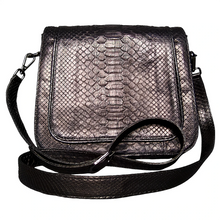 Load image into Gallery viewer, Black Crossbody Saddle Bag
