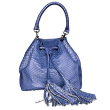 Load image into Gallery viewer, Blue Bucket Bag
