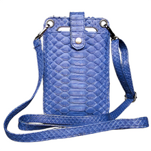 Load image into Gallery viewer, Blue Cell Phone Crossbody Bag
