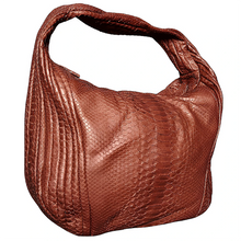 Load image into Gallery viewer, Bee In Style Brown Leather Hobo Bag
