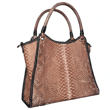 Load image into Gallery viewer, Brown Shoulder Bag Structured Tote
