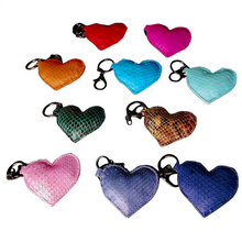 Load image into Gallery viewer, Leather heart charms

