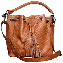 Load image into Gallery viewer, Camel Brown Bucket Bag
