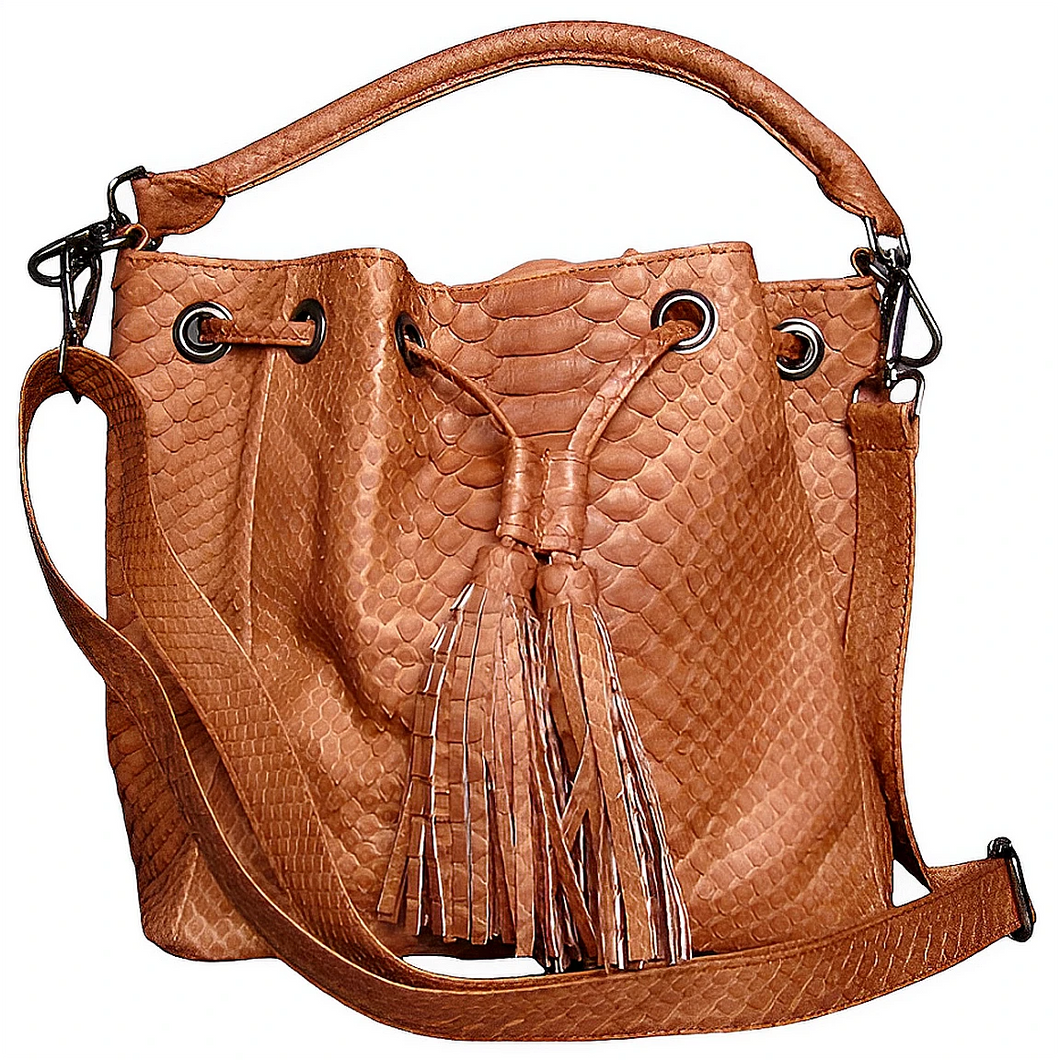 Camel Brown Bucket Bag
