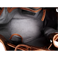 Load image into Gallery viewer, Interior Camel Brown Bucket Bag
