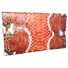 Load image into Gallery viewer, Burnt Orange Leather Clutch Bag

