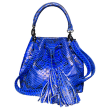 Cargar imagen en el visor de la galería, Blue Cobalt Bucket Bag
