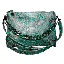 Load image into Gallery viewer, Green Crossbody Clutch Bag
