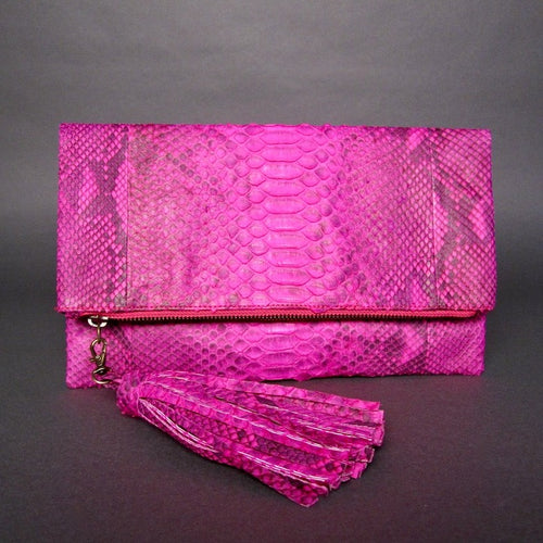 Front Hot Pink Clutch Bag