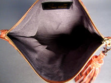 Cargar imagen en el visor de la galería, interior Deep Orange Clutch Bag
