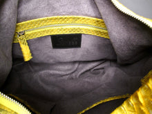 Cargar imagen en el visor de la galería, Interior XL Stonewashed Leather Yellow Designer Bag
