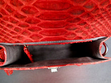 Load image into Gallery viewer, Interior Top Handle Small Red Handbag
