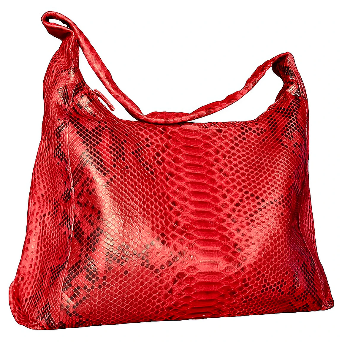 Red Jumbo Shoulder Bag - Bee In Style