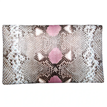 Load image into Gallery viewer, Back Light Purple Leather Clutch Bag

