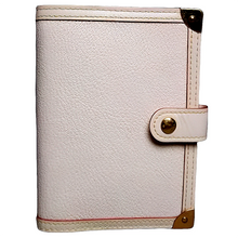 Cargar imagen en el visor de la galería, Louis Vuitton White Suhali Agenda Notebook PM
