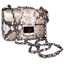 Load image into Gallery viewer, Metallic Gold Leather Shoulder Bag

