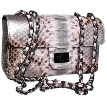 Load image into Gallery viewer, Metallic Leather Shoulder Bag
