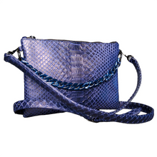 Load image into Gallery viewer, Navy Blue Crossbody Clutch Bag
