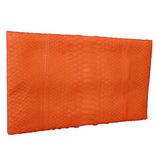 Load image into Gallery viewer, Back Orange clutch bag
