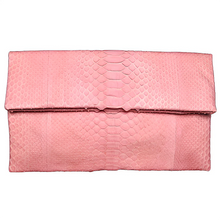 Load image into Gallery viewer, Light Pink Leather Clutch Bag
