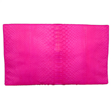 Load image into Gallery viewer, Back Pink Leather Clutch Bag
