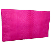 Cargar imagen en el visor de la galería, Back Pink Leather Clutch Bag
