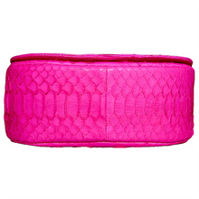 Cargar imagen en el visor de la galería, Bottom Fuchsia Hot Pink Crossbody Saddle Bag
