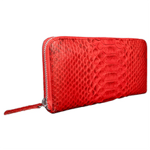 Load image into Gallery viewer, Red Leather Zip around Wallet
