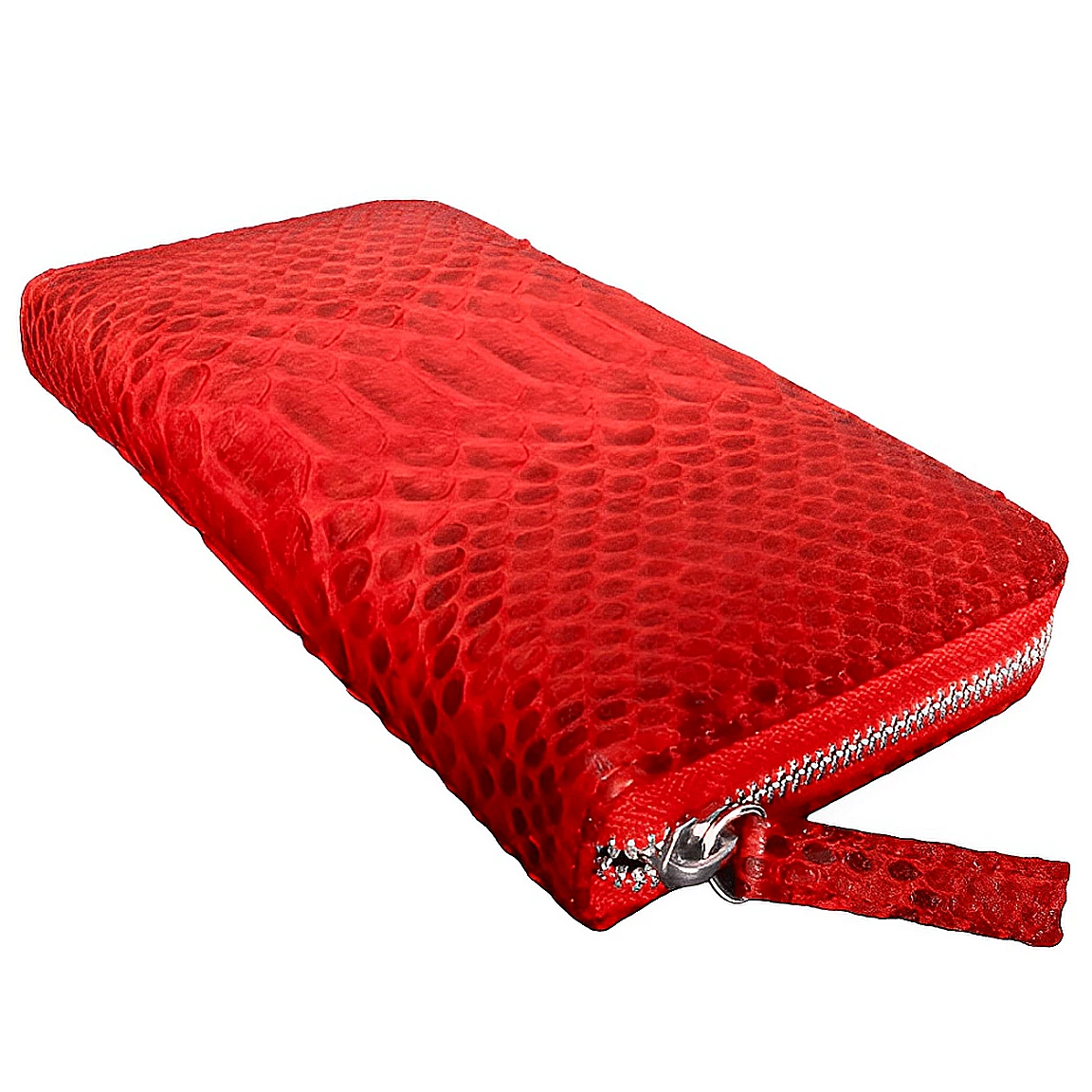 ★Aest & Recreation★ ZIPPY WALLET (DEEP RED) CDG Wallet: Outside Pocket Zip Around Wallet (Red SA3100