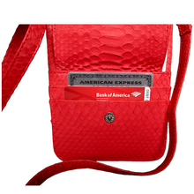 Load image into Gallery viewer, Red Credit cards Crossbody Bag
