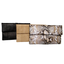 Load image into Gallery viewer, Leather flap clutch bags
