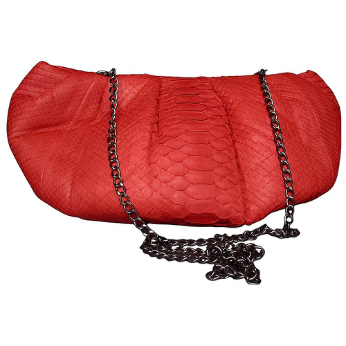 Red Dumpling Oversized Clutch Shoulder Bag