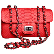 Load image into Gallery viewer, Red Leather Shoulder Bag
