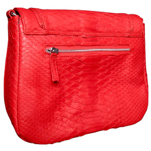 Load image into Gallery viewer, Back Red Crossbody Saddle Bag
